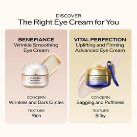 Shiseido vital perfection on bathroom vanity in lifestyle setting showing daily routine benefit