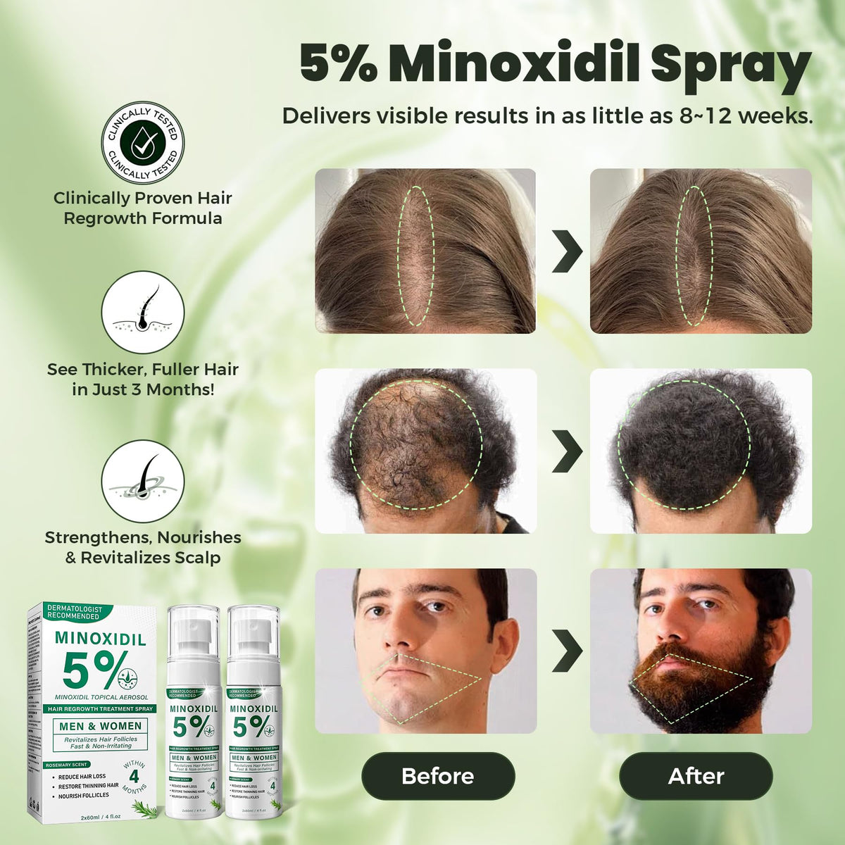SHIUMORE mist dispersing on hair to show lightweight, non-greasy texture
