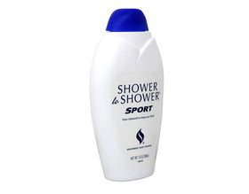 Shower To Shower sport application on hand demonstrating easy, controlled use