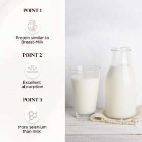 SHOWERMATE label highlighting Ecocert pure herb complex and key ingredients