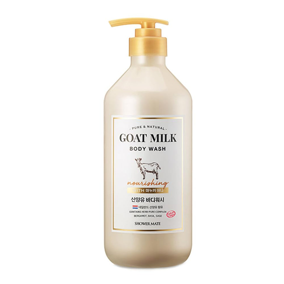 SHOWERMATE front packaging showing 27 fl oz bottle and label benefits