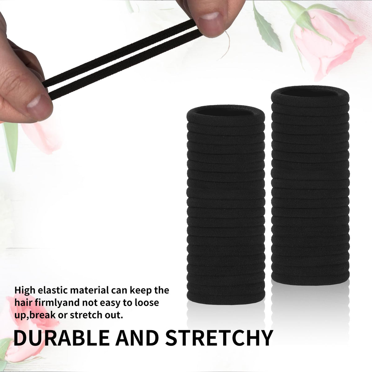 shrandi stacked ties showing thickness and long lasting elasticity benefit