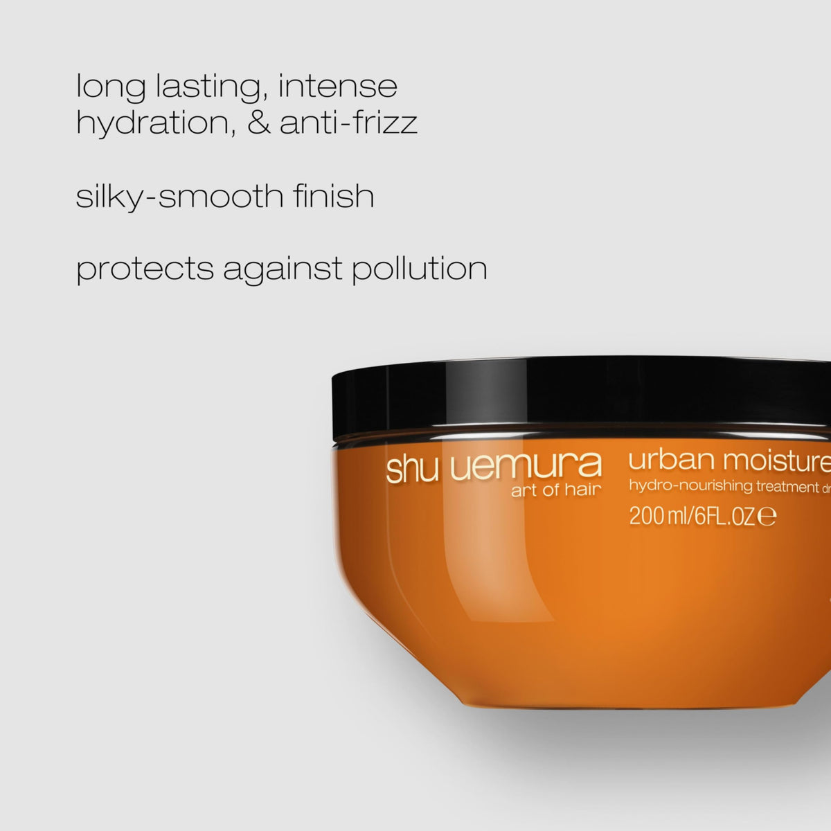 shu uemura art of hair scoop applying mask to hair for easy controlled use