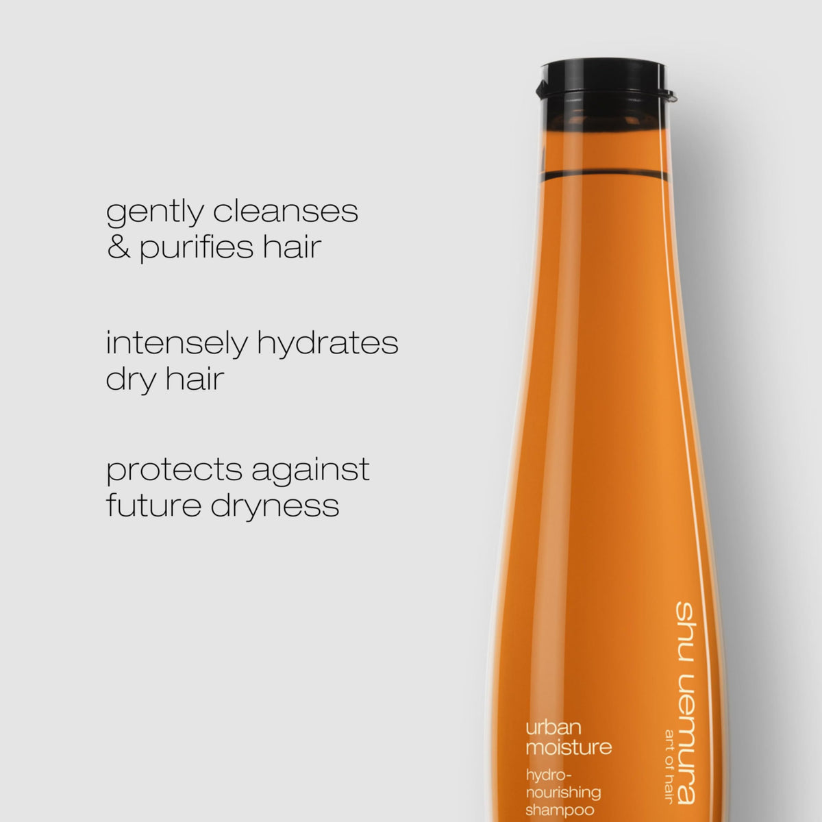 shu uemura art of hair creamy lather texture showing gentle cleansing benefit