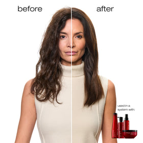 shu uemura art of hair back label lists ingredients and usage instructions