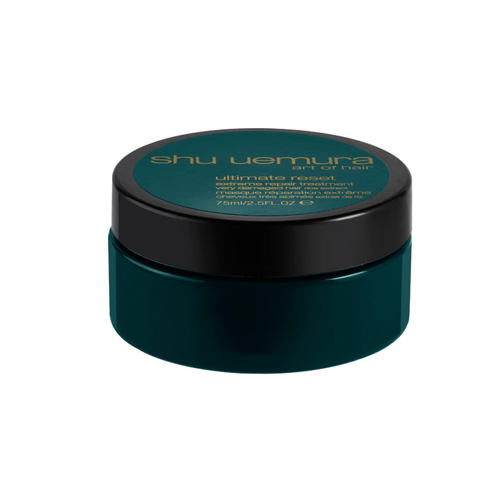 shu uemura art of hair front jar view showing premium packaging and repair benefits