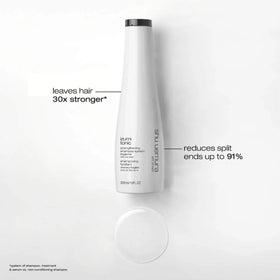 shu uemura art of hair back label with ingredient and usage information