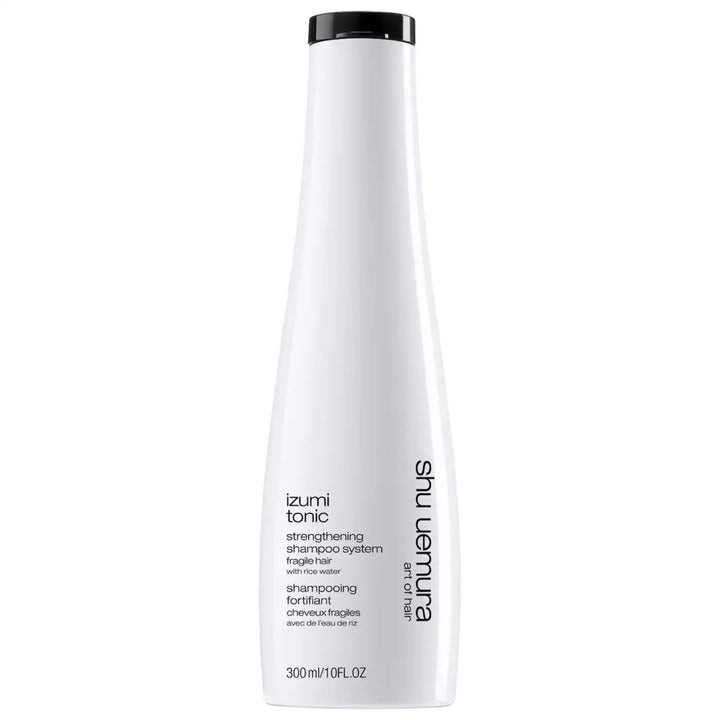 shu uemura art of hair front bottle view showing packaging and brand benefit