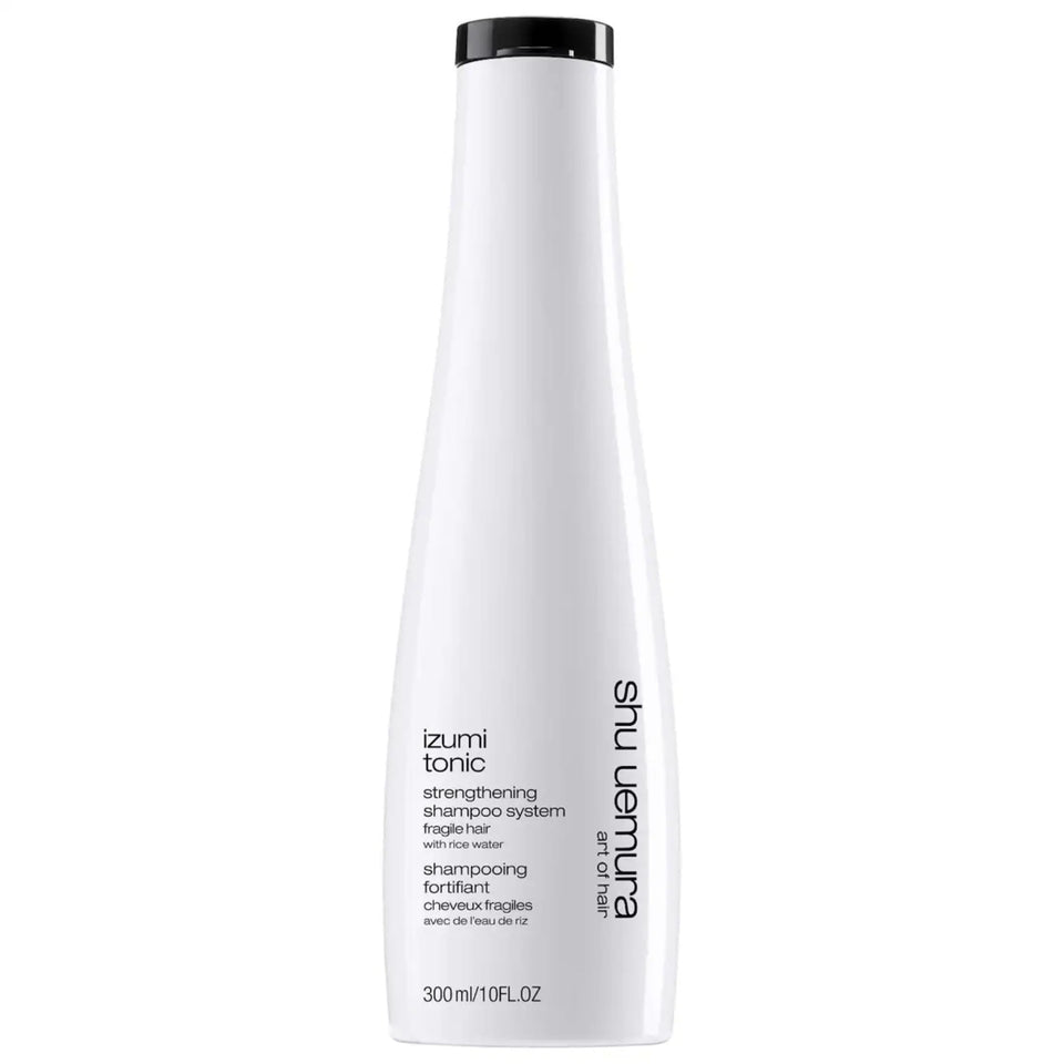 shu uemura art of hair front bottle view showing packaging and brand benefit