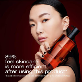 shu uemura tsubaki flower close-up highlighting natural ingredient and nourishing properties