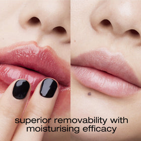 shu uemura oil emulsified with water into milky rinse demonstrating effective makeup removal