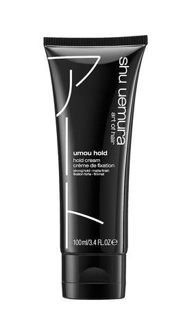 shu uemura art of hair jar front view showing label and polished look benefit