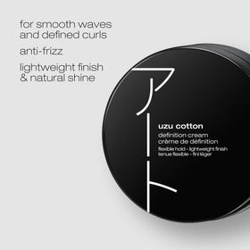 shu uemura art of hair creamy texture close-up highlighting lightweight, spreadable cream for smooth application