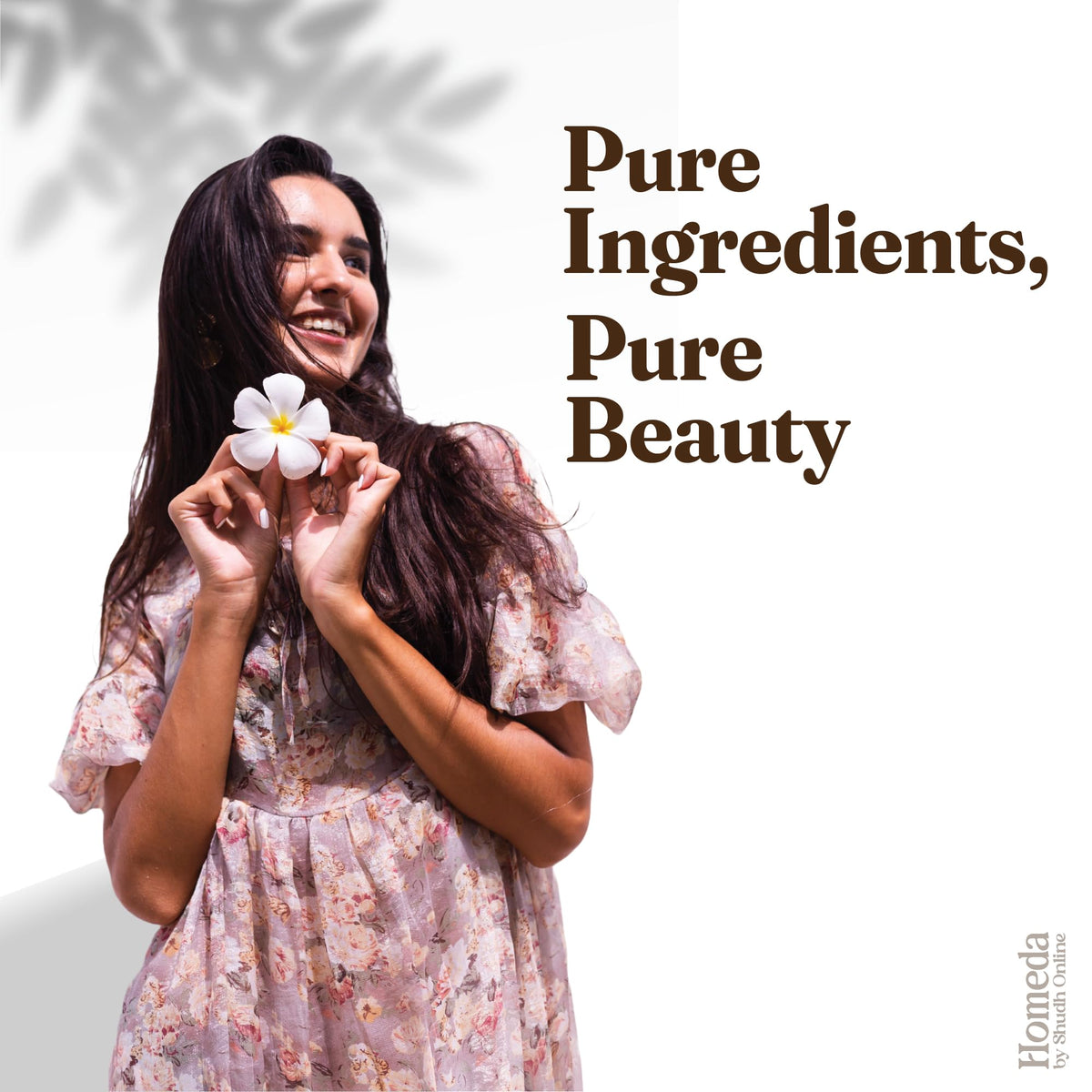 Shudh Online rinsed hair after use showing improved shine and manageability