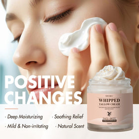 SHUIKU balm being smoothed on hand to demonstrate long-lasting moisture