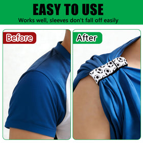 Shupakul sleeve holder on arm during play showing stability while active