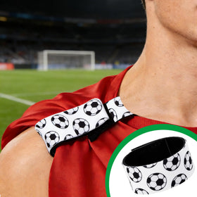 Shupakul paired white and black straps arranged to show team-ready supply