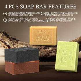 SHVYOG activated charcoal bar detail showing dark powder for deep pore detox benefits