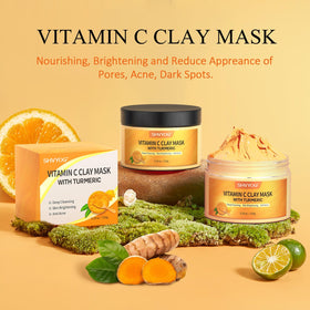SHVYOG skin after mask rinse showing smoother texture and refined pores