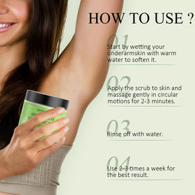 SHVYOG before and after underarm demonstrating smoother appearance benefit