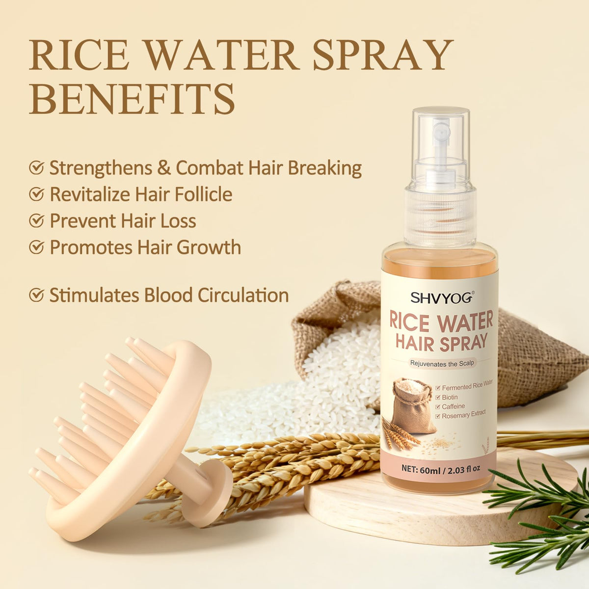 SHVYOG conditioner creamy texture for smooth, frizz-controlled results