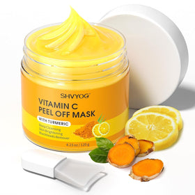 SHVYOG front packaging showing vitamin C peel mask and benefits