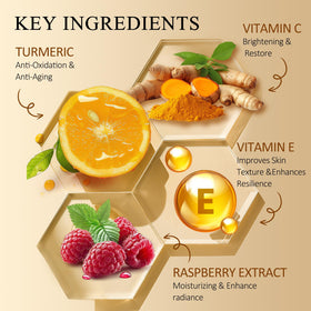 SHVYOG turmeric ingredient close-up highlighting natural brightening extract