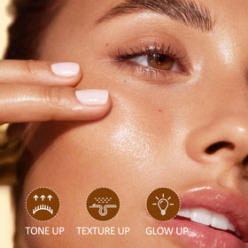 SHVYOG lifestyle bathroom vanity placement suggesting daily skincare use