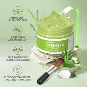 SHVYOG mask being applied to cheek demonstrating even coverage benefit