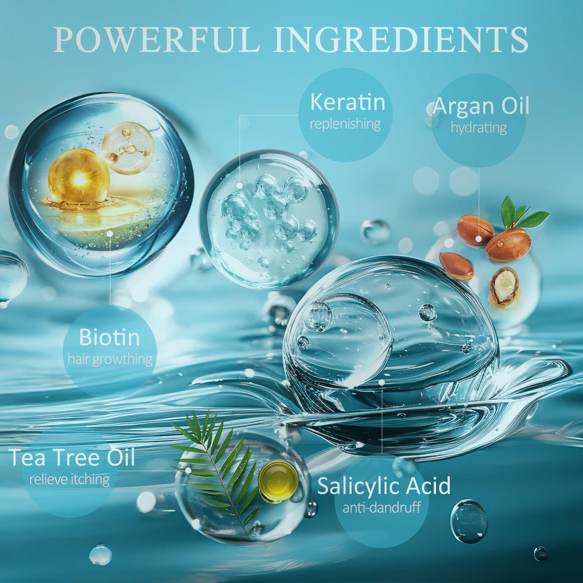 SHVYOG applying scrub to damp hair showing even distribution and targeted scalp cleansing