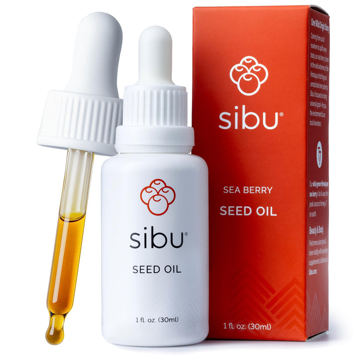 sibu front packaging 30ml bottle showing clear glass and organic branding for trusted potency
