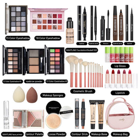 SIGHTLING open palettes displaying coordinated eyeshadow and contour shades for easy looks