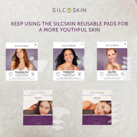 Silc Skin layout of pads and instructions demonstrating correct placement
