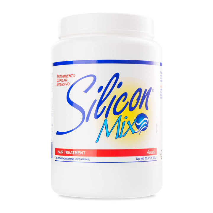 Silicon Mix 60oz jar front view showing label and large size for salon-strength hydration