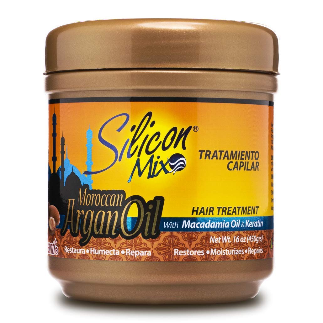 Silicon Mix jar front view showing label and 16oz size for nourishing shine
