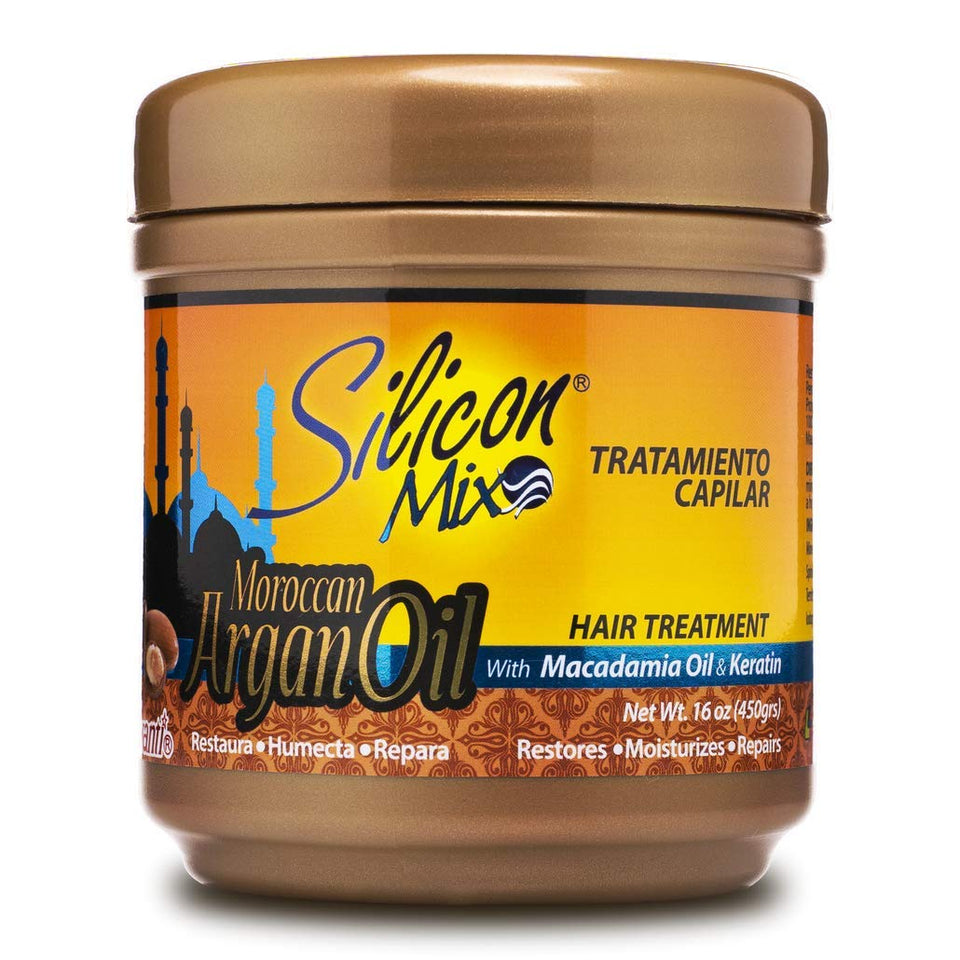 Silicon Mix jar front view showing label and 16oz size for nourishing shine
