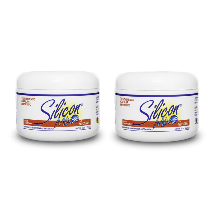 Silicon Mix front tub showing label and 8 oz size for deep conditioning