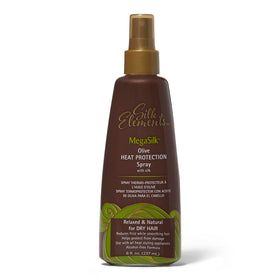 Silk Elements front packaging showing label and 8oz size, highlights protection benefit