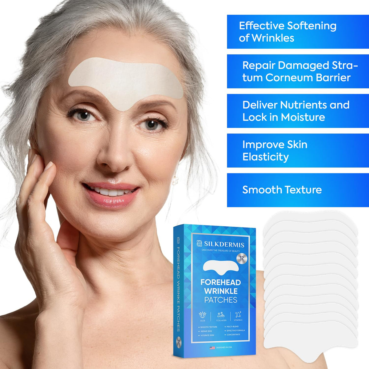SILKDERMIS close-up patch texture highlighting soft silicone