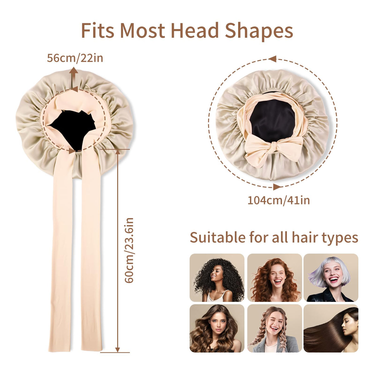 SILMANA in use on curly hair preserves curls and reduces frizz overnight
