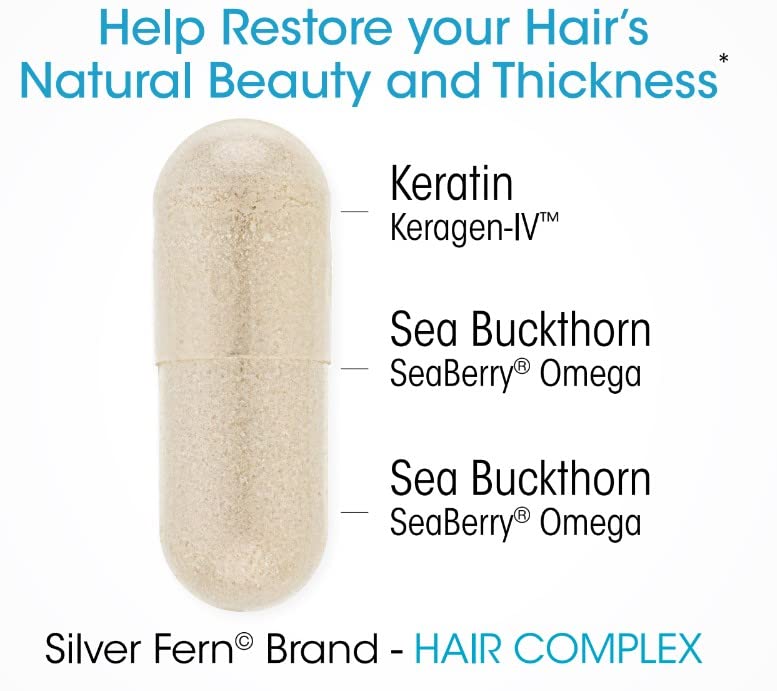 Silver Fern Tibetan sea buckthorn (SeaBerry) visual emphasizing botanical antioxidant support