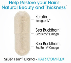 Silver Fern Tibetan sea buckthorn (SeaBerry) visual emphasizing botanical antioxidant support