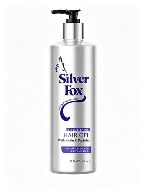 Silver Fox front packaging showing 10 oz gel and refreshed look for easy identification