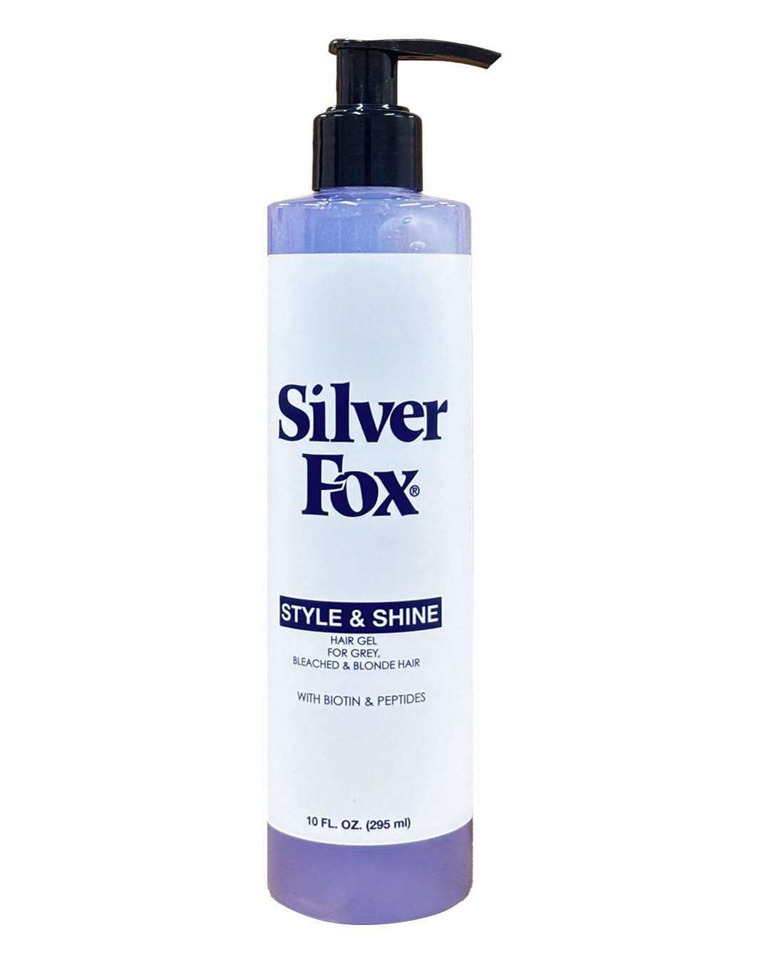 Lifestyle shot by mirror with Silver Fox gel on counter showing everyday grooming use