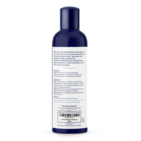 Silver Miracles shampoo lather close-up demonstrating mild foam and soothing texture benefit