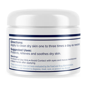 Silver Miracles open jar closeup displaying creamy salve texture and smooth consistency