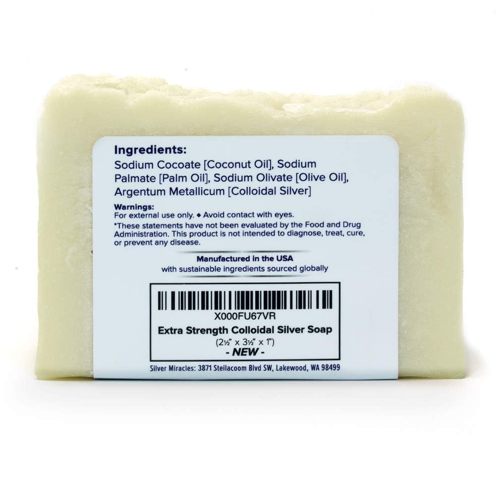 Silver Miracles soap producing creamy lather for smooth shaving and cleansing