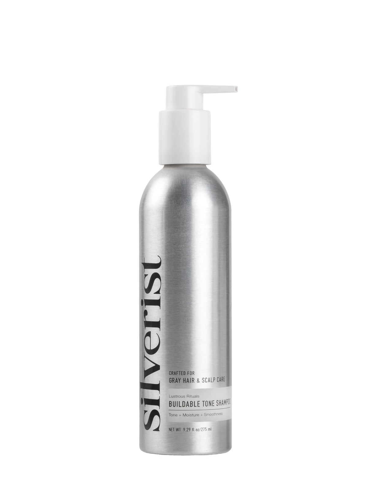 Silverist bottle front label showing product and benefits