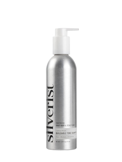 Silverist bottle front label showing product and benefits
