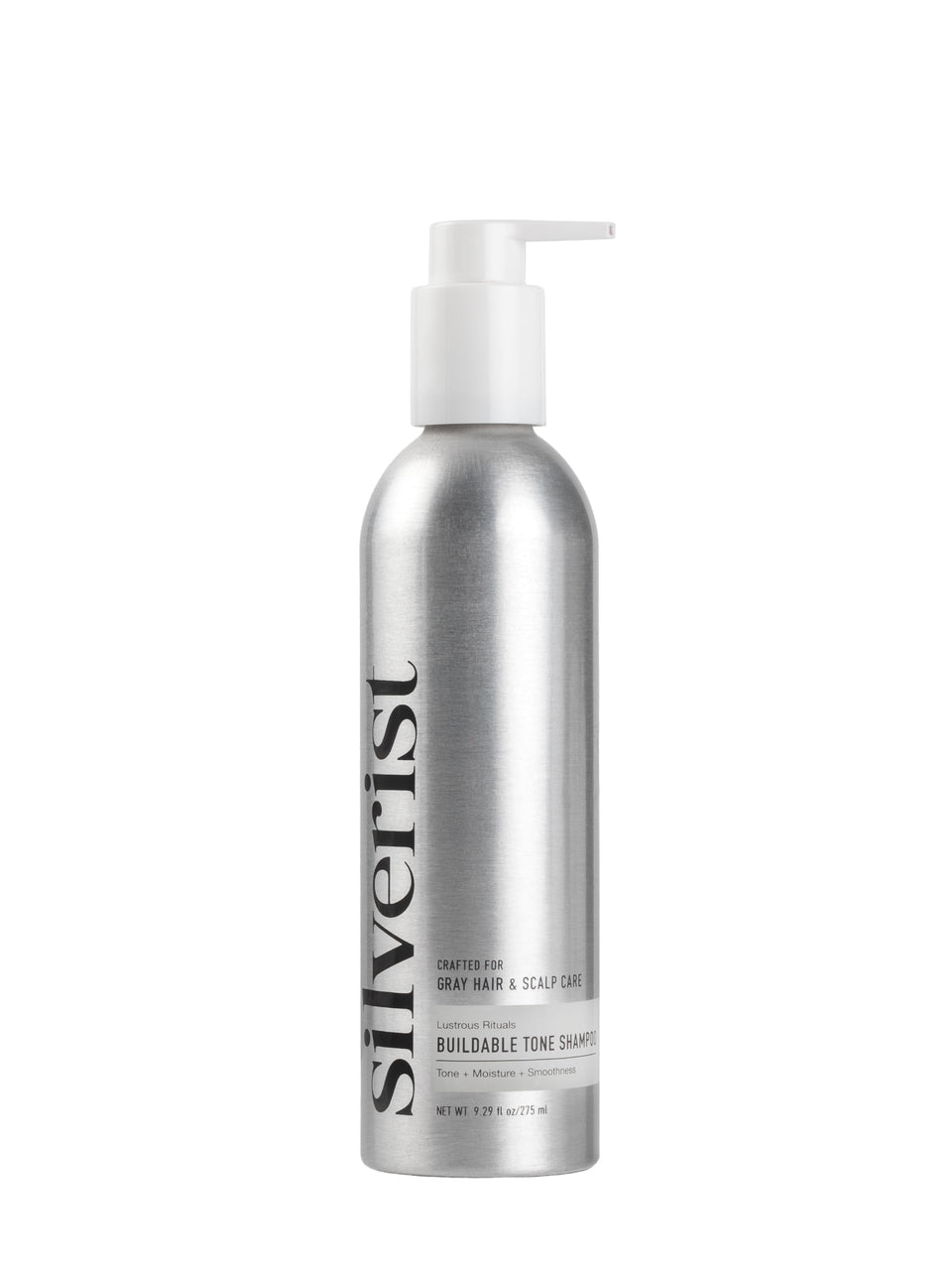 Silverist bottle front label showing product and benefits